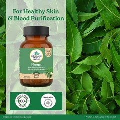 Organic India Neem Blood Purifier 60 Veg Caps(Pack of 2) Natural Blood Purifier