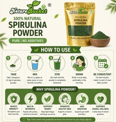 Premium Organic Spirulina Powder – Fresh, Pure & Vegan Friendly