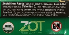 Authentic Organic Licorice Extract with Mint – Small Hard Bits, 2.4 Ounces