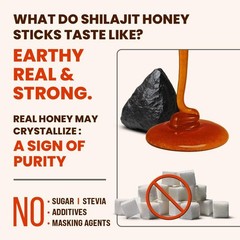 Pure Himalayan Shilajit Honey Sticks with Raw Organic Honey Fulvic Acid