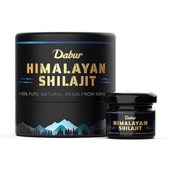 Dabur Himalayan Shilajeet Resin – 10gm, Boosts Muscle Growth & Stamina