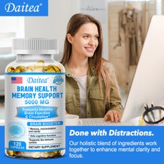 BRAIN HEALTH MEMORY SUPPORT SUPPLEMENT – 120 CAPSUELS