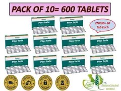 Himalaya Pilex Forte Tablets – 10 Boxes | Herbal Piles Support | Exp 07/2027