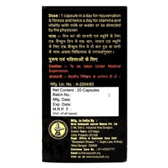Baidyanath Vita Ex Gold 20*2 (40Capsules) Herbal Ayurvedic Capsules For Men