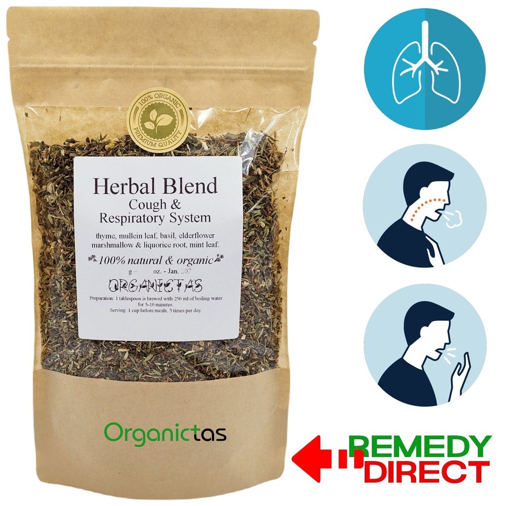 Lung Health & Cough Tea – Relief Cough, Bronchitis, Asthma, Chest Congestion,