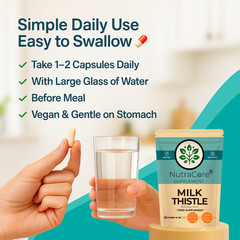 Milk Thistle Capsules 6000mg-90% Silymarin-Help Detox & Digestion-180 Capsule