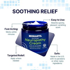 newest Migrastil Extra Strength Neuropathy Nerve Cream (4 oz.) fast delivery