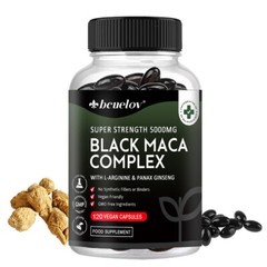 Black Maca Complex Stamina | Libido | Mood | Energy for 30 to 120 Capsules