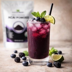 Organic ACAI Freeze Dried Fruit Powder Energy VITAMIN C Antioxidants 4oz