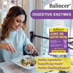 Systemic & Digestive Enzymes Digestive Immune Health 30/60/120 Capsules
