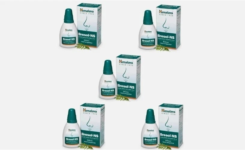 🌿 Himalaya Bresol NS – Pack of 5 | Natural Ayurvedic Respiratory Support D458