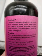 Serene Herbs Exotic Soursop Bitters – 16 fl oz – Mixed Berries Flavor – 02/2027