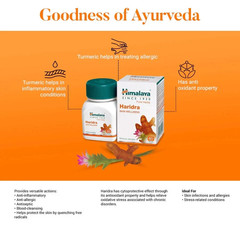 Himalaya HARIDRA Natural For Skin Wellness With Free Ship – 60 Tablets