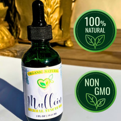 Mullein Leaf Tincture Natural Liquid Drops Extract 2 Oz Lungs Breath Respiratory