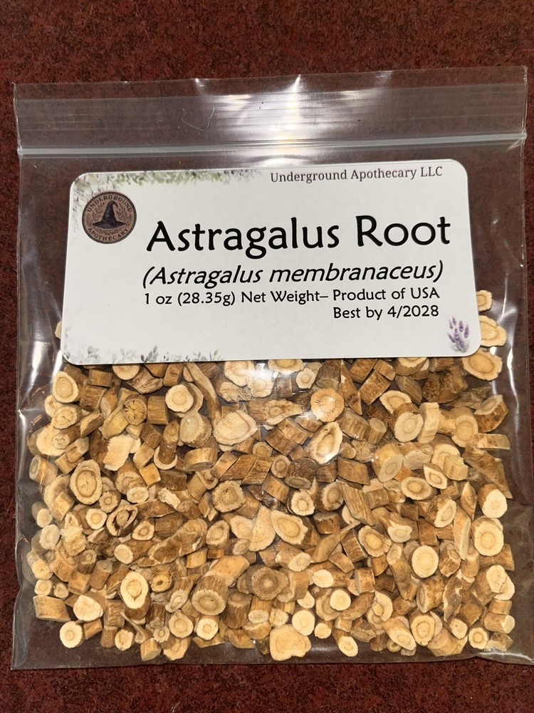 1 oz. Astragalus Root Cut Pieces (Astragalus membranaceus)