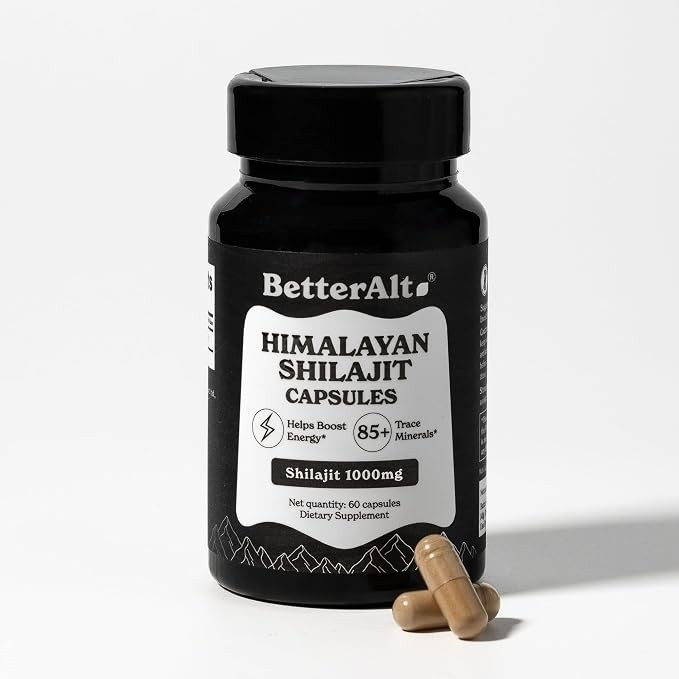 Better Alt Shilajeeet Capsules Helps Improve Energy & Stamina 60 Capsule