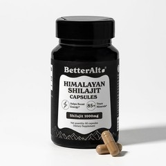 Better Alt Shilajeeet Capsules Helps Improve Energy & Stamina 60 Capsule