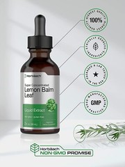 Lemon Balm Leaf Liquid Extract | 2 fl oz | Melissa Officinalis | by Horbaach