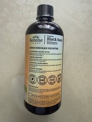 Serene Herbs Soursop Bitters Liquid & Black Seed Bundle Organic 16oz Each.