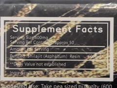Mountain Elixir Pure Himalayan Shilajit Resin 1.06 oz exp: 11/2026