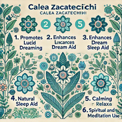 100% Organic Mexican Dream Herb Calea Zacatechichi Lucid Dream Tea – Pure Leaf