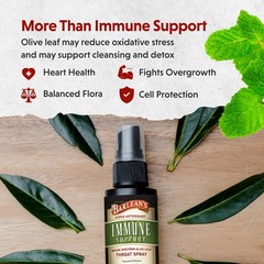 Barlean’s 2 Pack Olive Leaf Complex Throat Spray with Peppermint, Lemon, and …