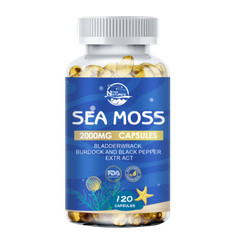 Organic Sea Moss Capsules – Advanced Formula for Immunity, Gut, & Energy 240ct