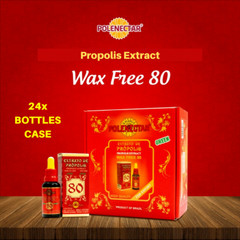 POLENECTAR Propolis Extract Brazilian Green Wax Free 80 Bee Case 24x 30 mL