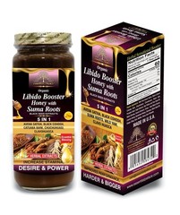 Organic Saffran Honey With Garlic & Black Seed 5 In 1, Vitamins A B and C By ESP