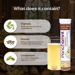 Panchamrit Triphala Effervescent Tablets, 20 Tablets Each Set Of 2 W534
