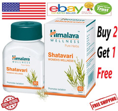 Himalaya SHATAVARI Natural For Women Wellness 60 Tablets With Free Ship