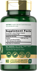 Holy Basil Capsules 1600mg | 200 Count | Leaf Extract Supplement | by Carlyle