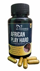 African Herbal Stamina Capsules Formula for Mens Vitality Pack of 2