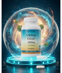 Artichoke Extract Capsules 8000mg Per Serving – Top Quality;’
