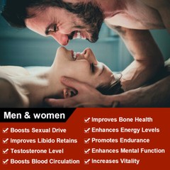 240 Male Enhancement Pills for Men Thicker Longer Girth Growth Vegan Supplement