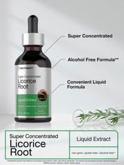 Licorice Root Liquid Extract | 2 fl oz | Alcohol Free | Vegetarian | by Horbaach