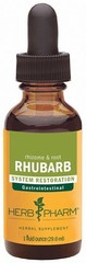 Organic Rhubarb Liquid Extract Drops – Digestive Support, 1 Oz, Herbal Supplemen