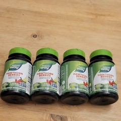 Nature’s Way Hawthorn Berries Heart Health 100 Capsules 1,080 mg Vegan 4 Pack