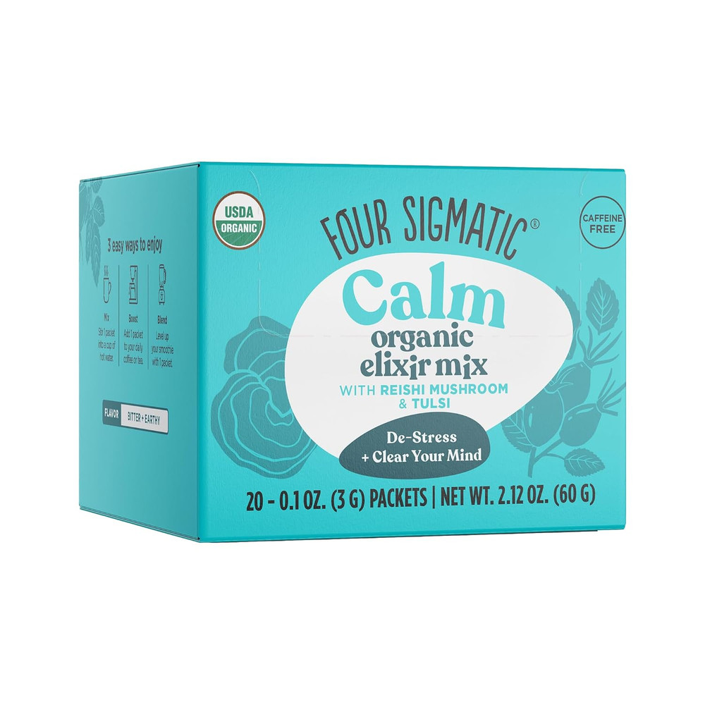 Four Sigmatic Reishi Mushroom Elixir | Coffee Alternative with Organic Reishi Mu