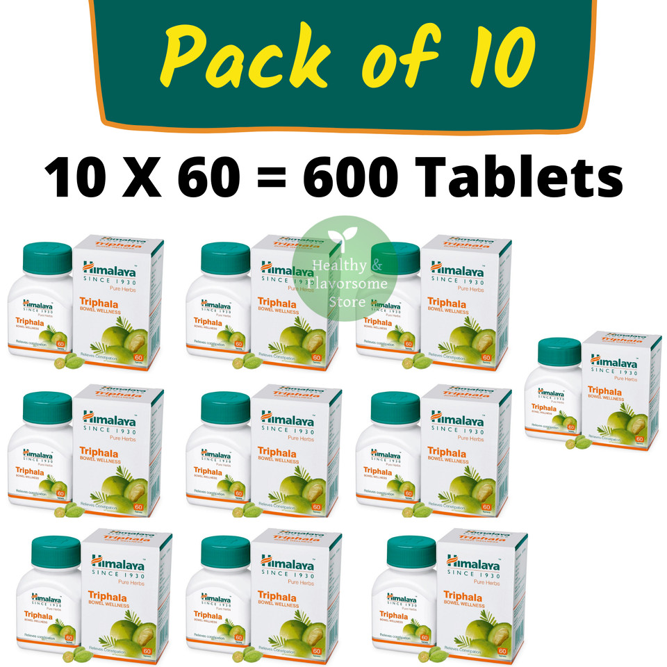 Himalaya Triphala Relieves Constipation Promotes Bowel Wellnes 10 Boxes 2026 Ex