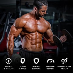 For Men’s Strong Tong-kat Extract 200:1 Testosterone Booster 3450mg Capsules