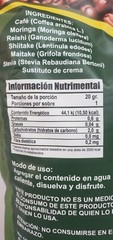 MORINGA HERBAL COFFEE CAFÉ HERBAL CON MORINGA w/22 BAGS 440GRS CAFE DE VIDA