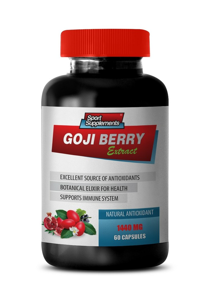 Detoxify Naturally – GOJI BERRY EXTRACT – Cleansing Support – 1 Bottle 60 Capsul