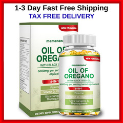 Oil of Oregano With Black Seed Oil 6000mg, 6 in 1 fomula
