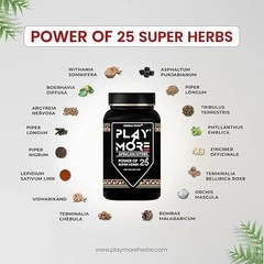 African Herbal Stamina Powder Play More Formula for Mens Vitality