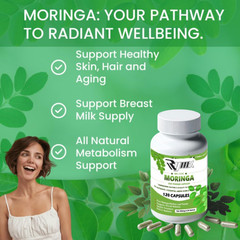 RYMX MORINGA Capsules Single Origin Moringa Powder Organic. Moringa Leaf