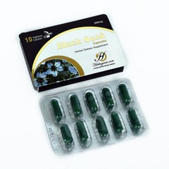 Black Seed Capsule, Blister Pack 10×20 Capsules, Herbal Dietary Supplement