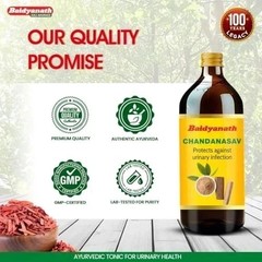 Baidyanath Chandanasav 450ml Ayurvedic For Urinary Wellness Pure Herbal Exp 2028