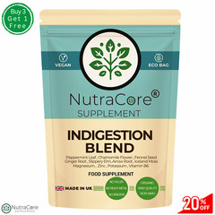 Indigestion Complex Caps 750mg-12Herbs Blends-Acidity & Reflux Relief-100%Vegan