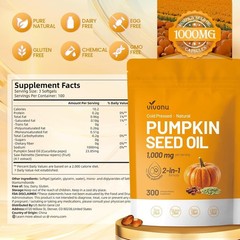 Aceite de Semilla de Calabaza con Saw Palmetto 3000mg Próstata y Cabello